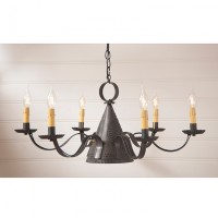 Madison Punched Tin Primitive Chandelier