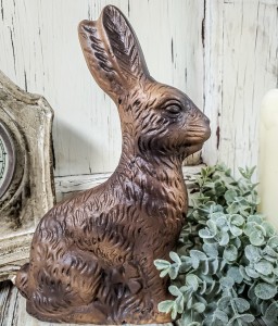 Large Chocolate Bunny Easter Figure
