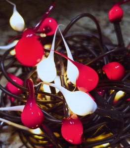 Valentines Red Mix Hand Dipped LED String Lights